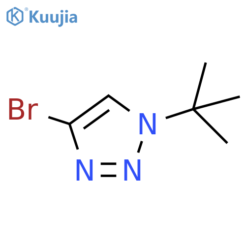 4-bromo-1-tert-butyl-1H-1,2,3-triazole structure