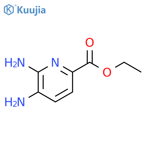 ethyl 5,6-diaminopyridine-2-carboxylate structure