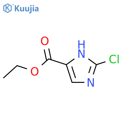 Ethyl 2-chloro-1H-imidazole-5-carboxylate structure