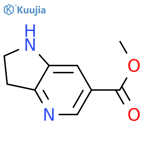 methyl 1H,2H,3H-pyrrolo3,2-bpyridine-6-carboxylate structure