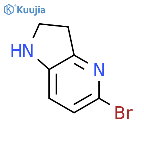 5-bromo-2,3-dihydro-1H-pyrrolo[3,2-b]pyridine structure