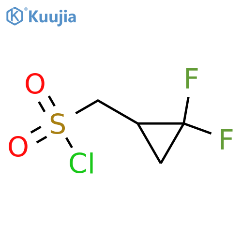 (2,2-difluorocyclopropyl)methanesulfonyl chloride structure
