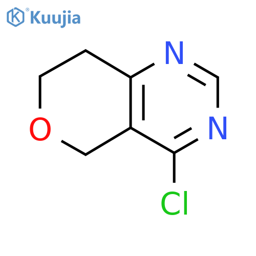 4-chloro-5H,7H,8H-pyrano[4,3-d]pyrimidine structure