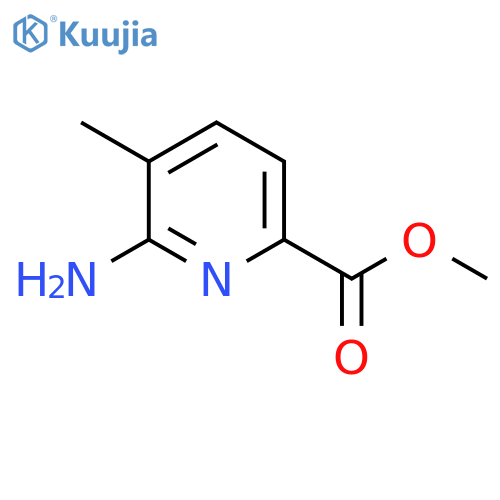 Methyl 6-amino-5-methylpicolinate structure