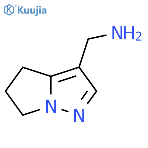 (5,6-Dihydro-4H-pyrrolo[1,2-b]pyrazol-3-yl)methanamine structure