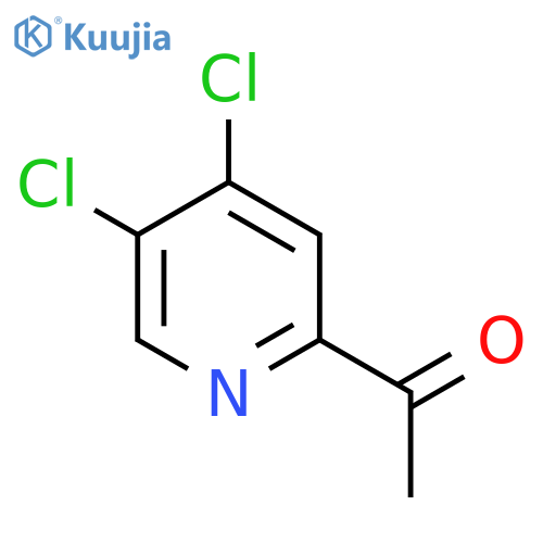 1-(4,5-Dichloropyridin-2-YL)ethanone structure