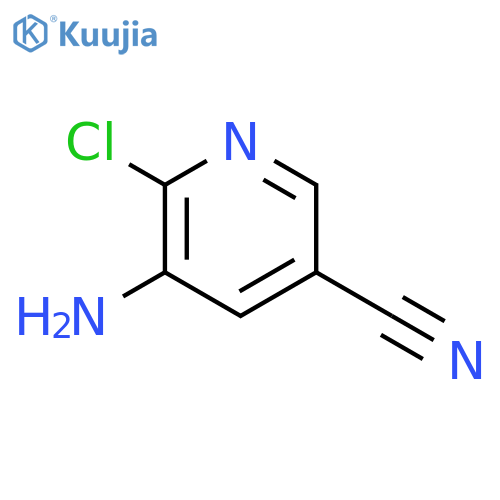 5-amino-6-chloropyridine-3-carbonitrile structure