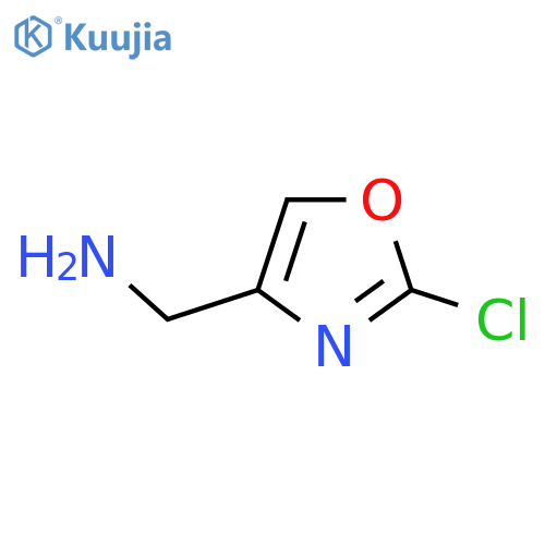 (2-chloro-1,3-oxazol-4-yl)methanamine structure