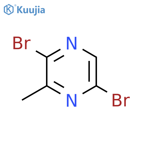 2,5-Dibromo-3-methylpyrazine structure