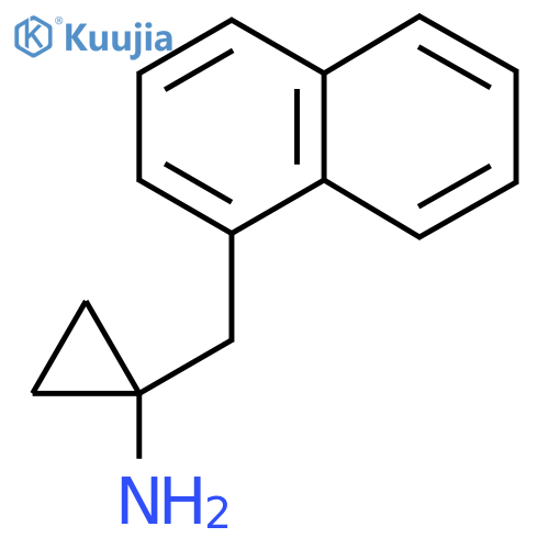 1-(naphthalen-1-yl)methylcyclopropan-1-amine structure