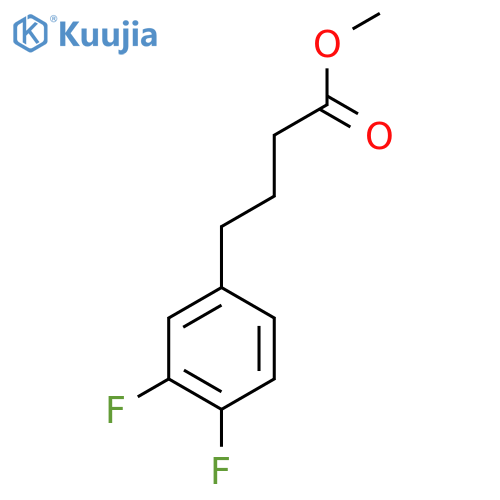 Methyl 4-(3,4-difluorophenyl)butanoate structure