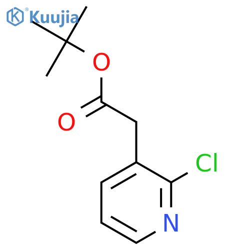Tert-butyl 2-(2-chloropyridin-3-YL)acetate structure