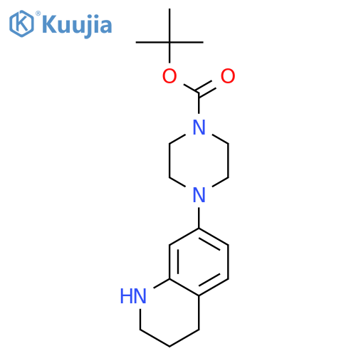 tert-Butyl 4-(1,2,3,4-tetrahydroquinolin-7-yl)piperazine-1-carboxylate structure