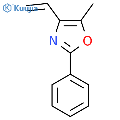 5-Methyl-2-phenyl-4-vinyloxazole structure