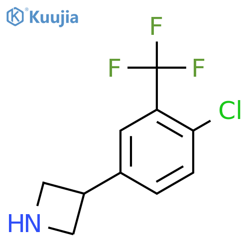 3-4-chloro-3-(trifluoromethyl)phenylazetidine structure