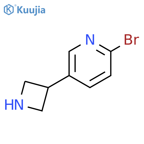 5-(azetidin-3-yl)-2-bromopyridine structure
