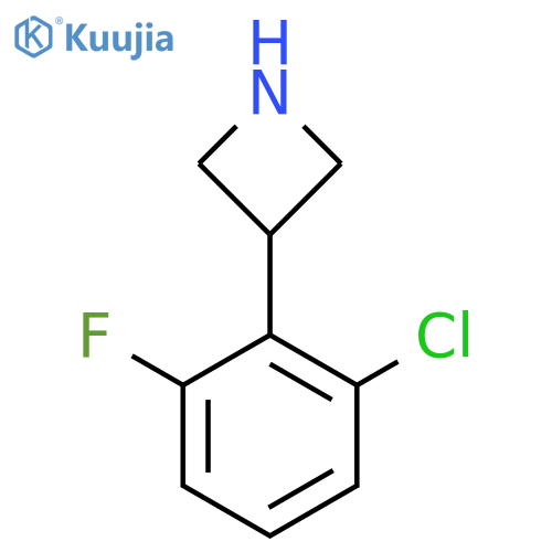 3-(2-chloro-6-fluorophenyl)azetidine structure