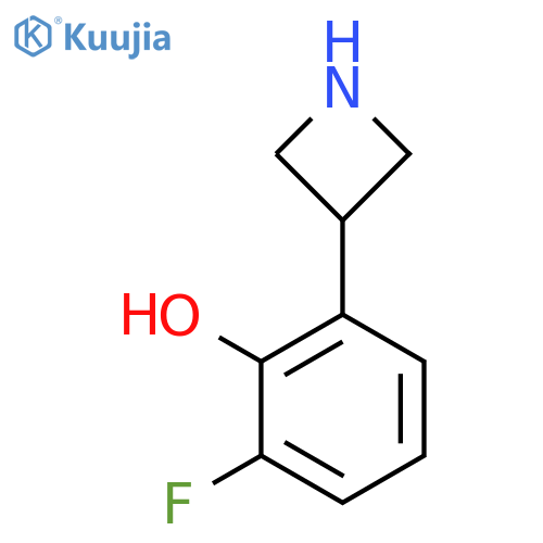 2-(azetidin-3-yl)-6-fluorophenol structure