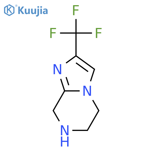 2-(Trifluoromethyl)-5,6,7,8-tetrahydroimidazo1,2-apyrazine structure