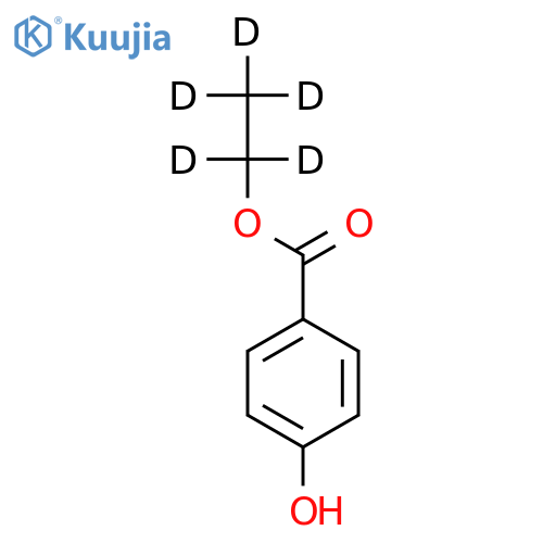 Ethyl-d5 Paraben structure