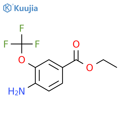 Ethyl 4-amino-3-(trifluoromethoxy)benzoate structure