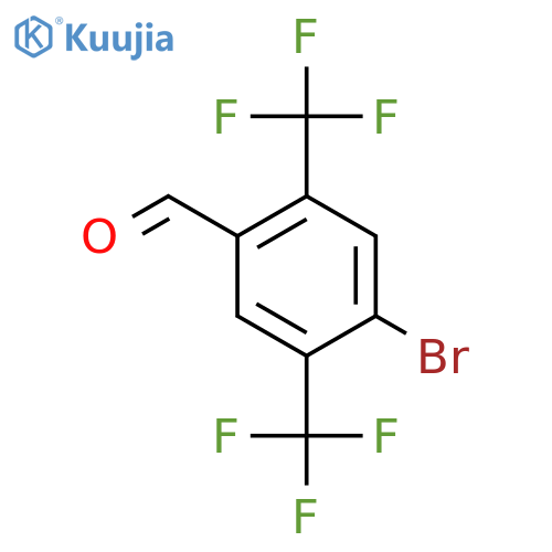 2,5-Bis(trifluoromethyl)-4-bromobenzaldehyde structure