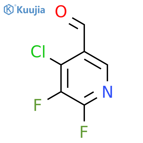 4-Chloro-5,6-difluoronicotinaldehyde structure