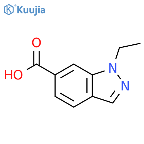 1-ETHYL-1H-INDAZOLE-6-CARBOXYLIC ACID structure