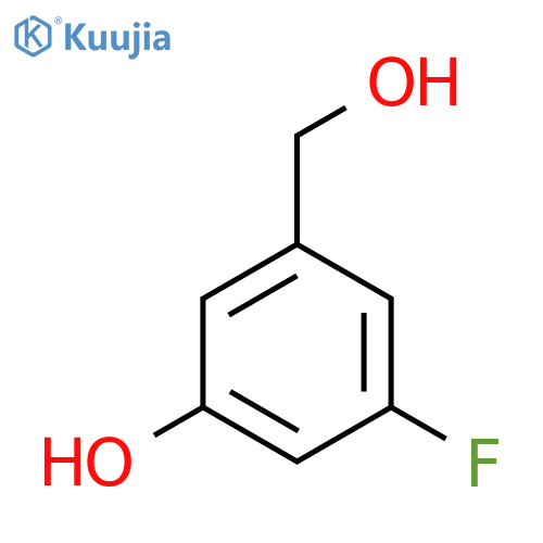 3-Fluoro-5-(hydroxymethyl)phenol structure