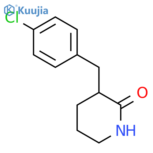 3-(4-chlorophenyl)methylpiperidin-2-one structure