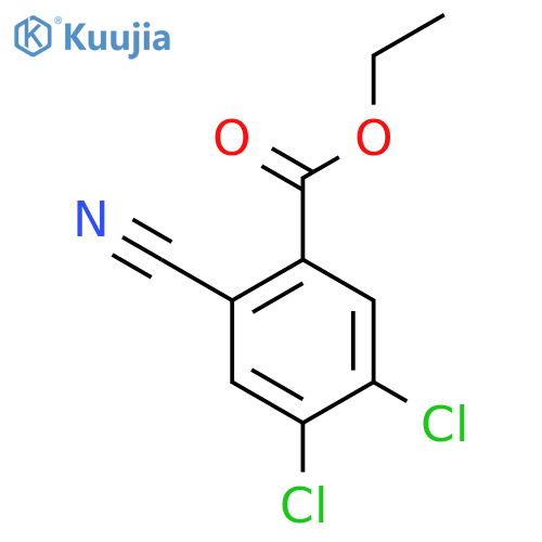 Ethyl 2-cyano-4,5-dichlorobenzoate structure