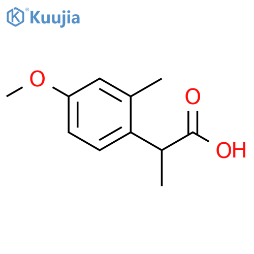 2-(4-methoxy-2-methylphenyl)propanoic acid structure