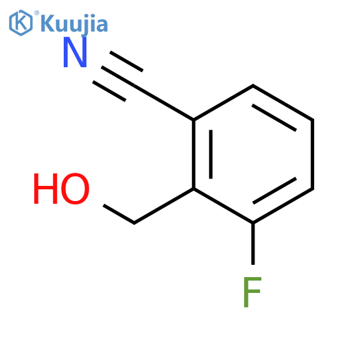 3-FLUORO-2-(HYDROXYMETHYL)BENZONITRILE structure