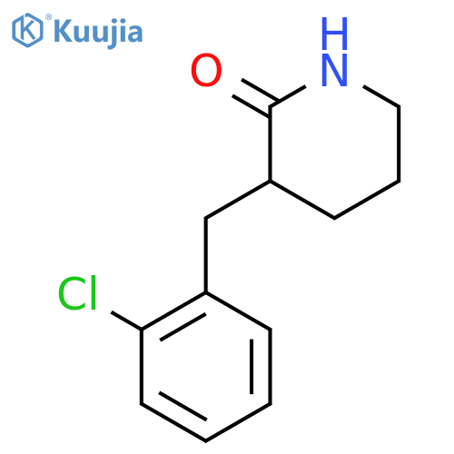 3-(2-Chlorophenyl)methylpiperidin-2-one structure