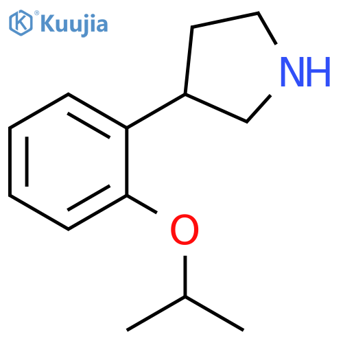 3-2-(propan-2-yloxy)phenylpyrrolidine structure