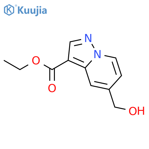 Ethyl 5-(hydroxymethyl)pyrazolo[1,5-a]pyridine-3-carboxylate structure