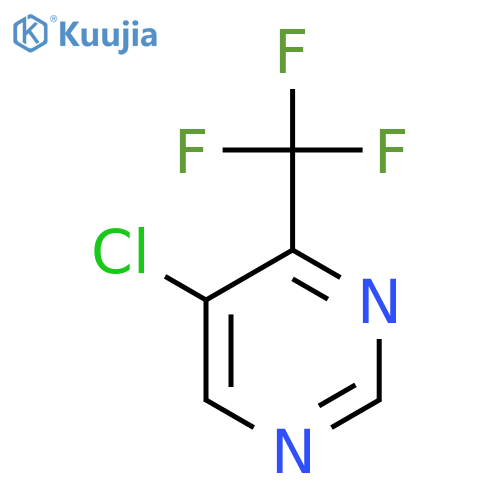 5-Chloro-4-(trifluoromethyl)pyrimidine structure