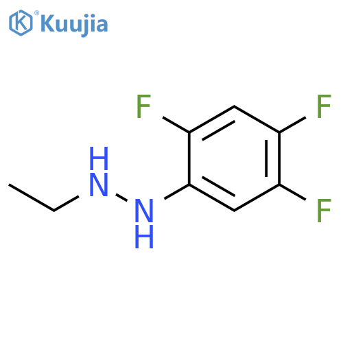 2-(2,4,5-trifluorophenyl)ethylhydrazine structure