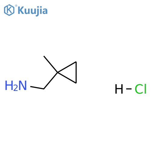 (1-Methylcyclopropyl)methanamine hydrochloride structure