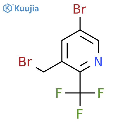 5-Bromo-3-bromomethyl-2-(trifluoromethyl)pyridine structure