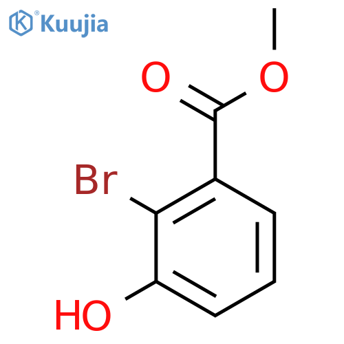 Methyl 2-bromo-3-hydroxybenzoate structure