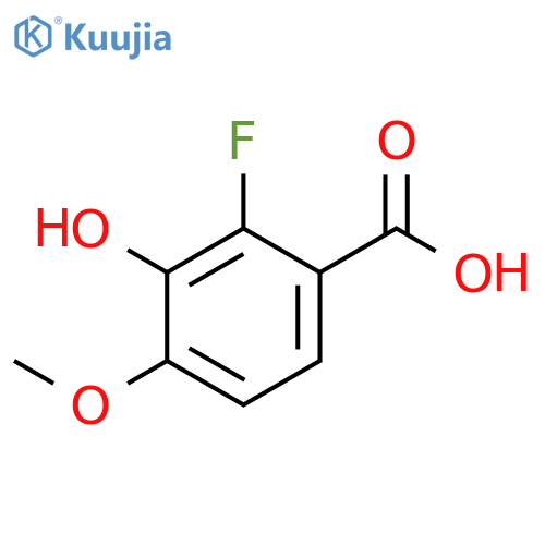 2-Fluoro-3-hydroxy-4-methoxybenzoic acid structure