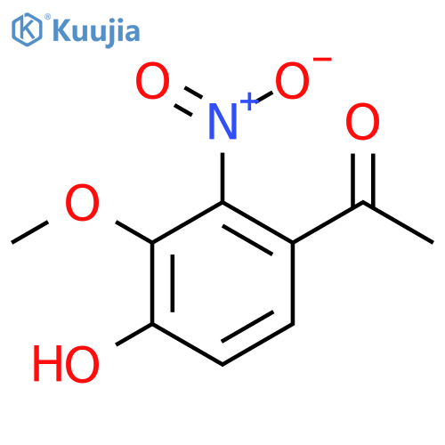 1-(4-Hydroxy-3-methoxy-2-nitrophenyl)ethanone structure