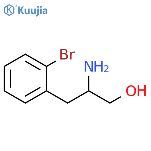 b-AMino-2-broMobenzenepropanol structure