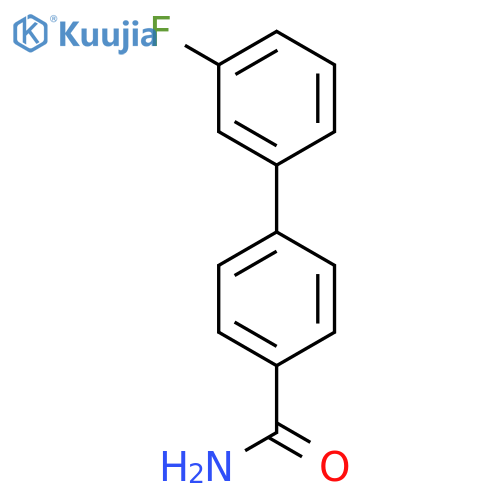 4-(3-Fluorophenyl)benzamide structure