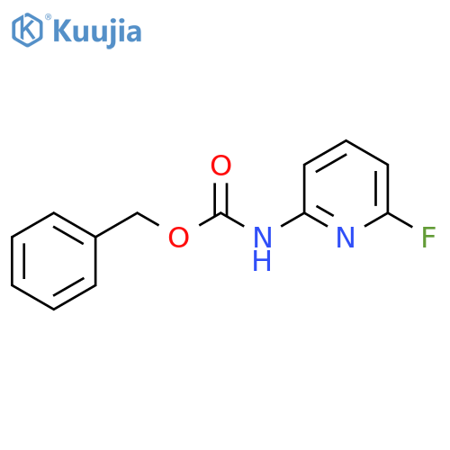 benzyl N-(6-fluoropyridin-2-yl)carbamate structure