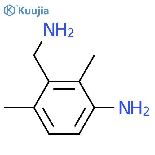 Benzenemethanamine, 3-amino-2,6-dimethyl- structure