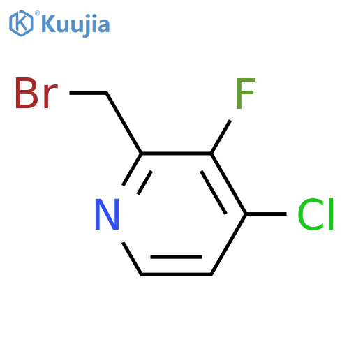 2-(bromomethyl)-4-chloro-3-fluoropyridine structure