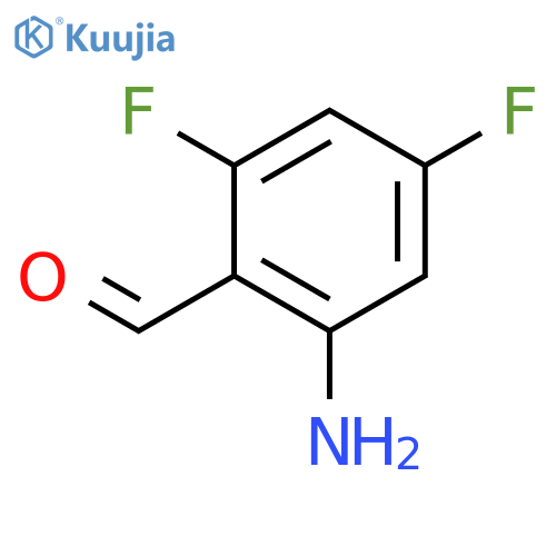 2-Amino-4,6-difluorobenzaldehyde structure
