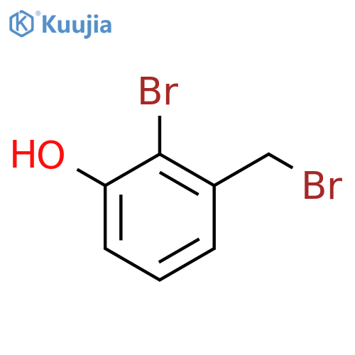 2-Bromo-3-(bromomethyl)phenol structure